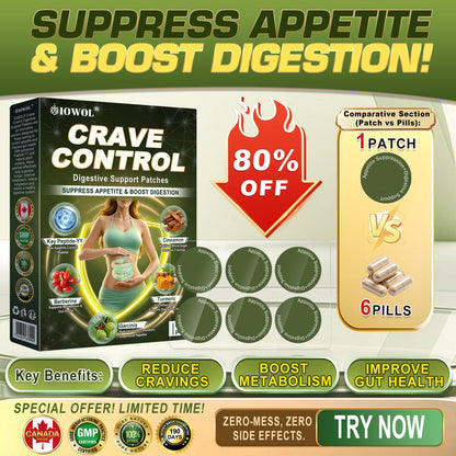 UP TO 90% OFF —IOWOL ® APPETITE CONTROL PATCHES! NO PILLS & NO HUNGER & NO STRUGGLE & 100% RESULTS.