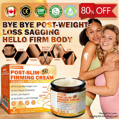 IOWOL® Post-Slim Firming Cream Firm and smooth loose skin after weight loss with collagen-powered care—80% OFF！
